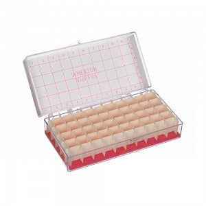 DWK Life Sciences Wheaton M-T Vial File - M-T Vial File Storage Case, Holds 40 Vials Size 4 mL - 228780