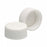 DWK Life Sciences Wheaton Urea White Cap with PTFE Liner - White Polypropylene Screw Caps with PTFE / Foamed PE Liner, Solid Top, 20-400 Neck Finish - 239229