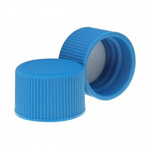 DWK Life Sciences Wheaton Starline Cap - CAP, PP, STARLINE, SCREW, BLU, LNRLESS, 28-410 - 239512-04