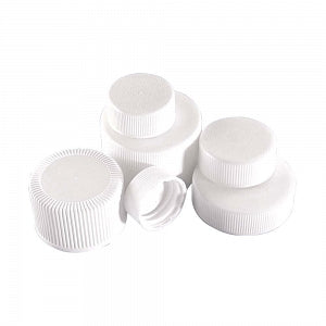 DWK Life Sciences Wheaton PP / Silicone Microlink Cap - CAP, WHT, PP, CLS-TOP, PP / SIL / PP LNR, 20-400 - 240230-01