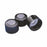 DWK Life Sciences Wheaton Phenolic Butyl / Septa Cap - Phenolic Open-Top Cap with Gray Butyl Septa and Flange, Black - 240680