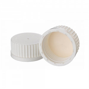 DWK Life Sciences Wheaton 45mm Cap - CAP, PP, W / PTFE FACED SIL LNR, WHITE, 45MM - 240740