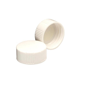 DWK Life Sciences Wheaton Urea White Cap - White Urea Cap with Polyethylene Disc Liner, 22-400 Neck Finish - 240817