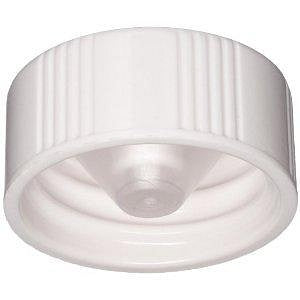 DWK Life Sciences Wheaton Urea White Cap - White Urea Cap with PE Cone Liner, 22-400 Neck Finish - 240917