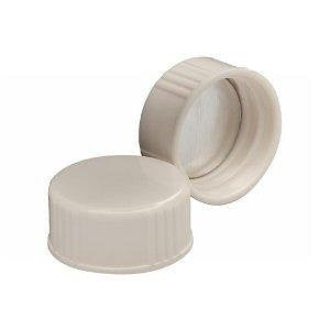 DWK Life Sciences Wheaton Urea White Cap - White Urea Cap with Metal Foil Liner, 24-400 Neck Finish - 241018