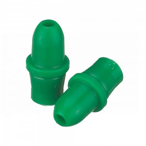 DWK Life Sciences Wheaton 8mm LDPE Control Dropper Tip - LDPE Extended Control Dropper Tip, 8 mm, Green - 242406