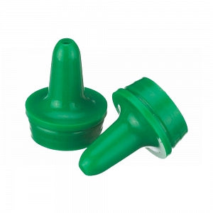 DWK Life Sciences Wheaton 20mm LDPE Control Dropper Tip - LDPE Extended Control Dropper Tip, 20 mm, Green - 242436