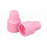 DWK Life Sciences Wheaton 8-425 PP Dropper Tip Caps - Polypropylene Dropper-Tip Cap, Size 8-425, Pink - 242501