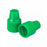 DWK Life Sciences Wheaton 8-425 PP Dropper Tip Caps - Polypropylene Dropper-Tip Cap, Size 8-425, Green - 242506