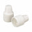 DWK Life Sciences Wheaton 8-425 PP Dropper Tip Caps - Polypropylene Dropper-Tip Cap, Size 8-425, White - 242510