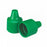 DWK Life Sciences Wheaton 15-415 PP Dropper Tip Caps - Polypropylene Dropper-Tip Cap, Size 15-415, Green - 242516