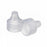 DWK Life Sciences Wheaton 20-410 PP Dropper Tip Caps - Polypropylene Dropper-Tip Cap, Size 20-410, Natural - 242521-01