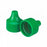 DWK Life Sciences Wheaton 20-410 PP Dropper Tip Caps - Polypropylene Dropper-Tip Cap, Size 20-410, Green - 242526