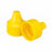 DWK Life Sciences Wheaton 20-410 PP Dropper Tip Caps - Polypropylene Dropper-Tip Cap, Size 20-410, Yellow - 242528