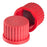 Wheaton Duran PBT Red GL High-Temp Screw Caps - CAP, SCREW, PBT, CLOSED, RED, W/PTFE, GL25 - 292401305