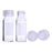 DWK Life Sciences Wheaton Clear Components / Assembled Kits - KIT, ASM, VIAL, CL, NAT CAP, W/P, PTFE SEP, 9MM - 76-1210N-A