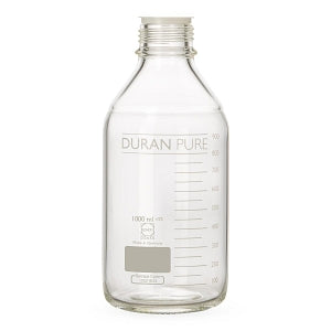 Wheaton Duran Pure Clear Bottles - BOTTLE, DURAN PURE, GLASS, CLEAR, GL45, 1L - 818015403