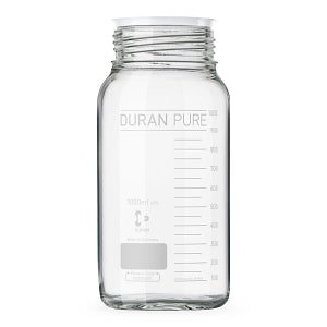 Wheaton Duran Pure Clear Bottles - BOTTLE, DURAN PURE, GLASS, CLEAR, GL80, 500ML - 818604403