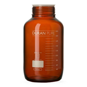 Wheaton Duran Pure Amber Bottles - BOTTLE, DURAN PURE, GLASS, AMBER, GLS80, 2L - 818666307