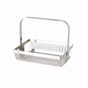 DWK Life Sciences Wheaton Rack Only - Stainless Steel 30-Slide Slide Rack, 118 mm L x 88 mm W x 70 mm D - 900234