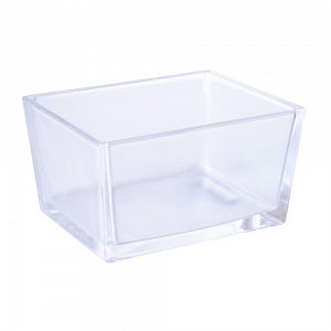 DWK Life Sciences Wheaton Dish Only - Type III Soda Lime Glass 16-, 30- and 40-Slide Clear Staining Dish, 118 mm x 88 mm x 70 mm - 900301