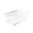 DWK Life Sciences Wheaton Dish Only - Type III Soda Lime Glass 50-Slide Clear Staining Dish, 185 mm x 88 mm x 78 mm - 900401