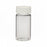 DWK Life Sciences Wheaton LS Vial - 20 mL Glass Liquid Scintillation Vial, Attached 24-400 Polypropylene Cap with Metal Foil / Pulp Liner - 986561