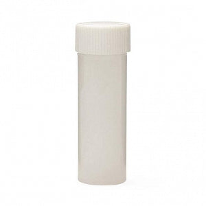 DWK Life Sciences Wheaton HDPE Samples - Sampule Polypropylene Scintillation and Counting Vial with Cap, 18 mm Cap Size, 17 mm dia. x 57 mm H - 986645