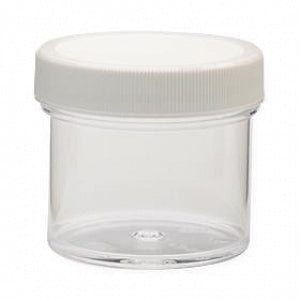 DWK Life Sciences Wheaton Jars with Polypropylene Screw Caps - JAR, PS, CLR, FMD PE LND CAP, 60ML - W209913