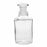 DWK Wheaton 100 mL Dropping Bottle with Ground Stopper - Round Dropper Glass Bottle with Ground Stopper, 100 mL, Clear - W211735