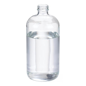 DWK Wheaton Type III Boston Round Bottles without Caps - BOTTLE, GLASS, W/O CAP, BULK, CLR, 32OZ - W216835