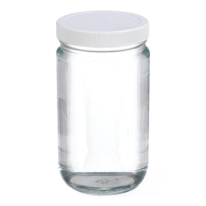 DWK Wheaton Type III Clear Sterile Jar with PV Liner - JAR, GLS, TYPE III, CLEAR, PV LNR, STR, 32OZ - W216907