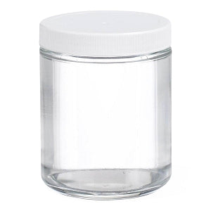 DWK Life Sciences Wheaton Type III Sterile Jar with Liner - JAR, GLS, TYPE III, CLEAR, PP / PTFE LN, ST, 8OZ - W216910