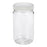 DWK Life Sciences Wheaton Type III Sterile Jar with Liner - JAR, GLS, TYPEIII, CLEAR, PP / PTFE LN, ST, 32OZ - W216912