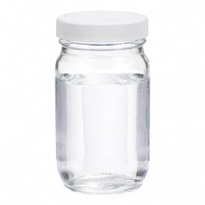 DWK Clear WM Type III Bottle - BOTTLE, SAMPLE, TYPE III, CLEAR, WM, 8OZ - W216930