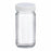 DWK Clear AC Medium Round Glass Sample Bottle with Screw Cap - BOTTLE, GLASS, WM AC RD, CAP, PV LN, CLR, 4OZ - W216997