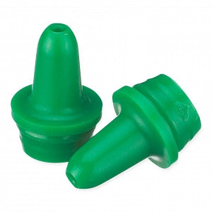 DWK Life Sciences Wheaton 15mm LDPE Control Dropper Tip - LDPE Extended Control Dropper Tip, 15 mm, Green - W242426-A