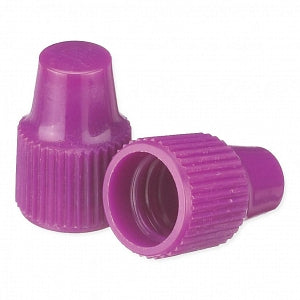 DWK Life Sciences Wheaton 8-425 PP Dropper Tip Caps - Polypropylene Dropper-Tip Cap, Size 8-425, Purple - W242507-A