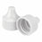 DWK Life Sciences Wheaton 20-410 PP Dropper Tip Caps - Polypropylene Dropper-Tip Cap, Size 20-410, White - W242530-A