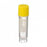 DWK Life Sciences Wheaton CryoElite Cap - CryoElite Sterile Polypropylene Cryogenic Vial, Yellow External Screw Cap, Writing Patch, 2 mL Capacity - W985866-100