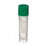 DWK Life Sciences Wheaton CryoElite Cap - CryoElite Sterile Polypropylene Cryogenic Vial, Green External Screw Cap, Writing Patch, 2 mL Capacity - W985867