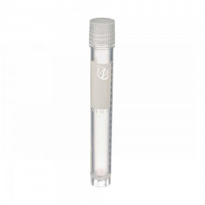 DWK Life Sciences Wheaton CryoElite NAT Caps - Sterile Polypropylene Cryogenic Vial, Natural Color External Screw Cap, Writing Patch, 5 mL - W985871