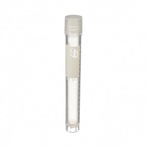 DWK Life Sciences Wheaton CryoElite NAT Caps - Sterile Polypropylene Cryogenic Vial, Natural Color External Screw Cap, Writing Patch, 5 mL - W985871