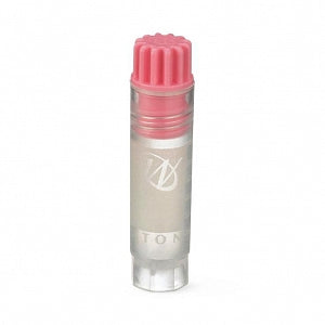 DWK Life Sciences Wheaton CryoElite Cap - CryoElite Sterile Polypropylene Cryogenic Vial, Pink Internal Screw Cap, Writing Patch, 2 mL Capacity - W985918