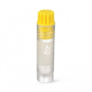 DWK Life Sciences Wheaton CryoElite Cap - CryoElite Sterile Polypropylene Cryogenic Vial, Yellow Internal Screw Cap, Writing Patch, 2 mL Capacity - W985919