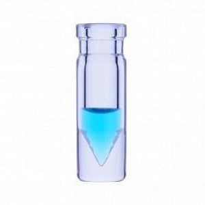 DWK Wheaton V Vial w/Crimp Top Finish: No Closures - VIAL, GLASS, CLR, CON-V, CRIMP FINISH, 1ML - W986214NG