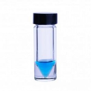 DWK Wheaton V Vial with Solid-Top Screw Cap: Clear - VIAL, GLASS, CLR, CON-V, S / T CAP, 10ML - W986260NG