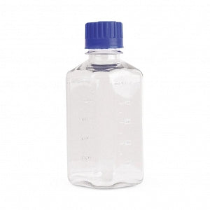 DWK Life Sciences Wheaton PETG Square media Bottle - Square PETG Sterile Media Bottle with Tamper-Evident Cap, 500 mL - WPBGC0500S