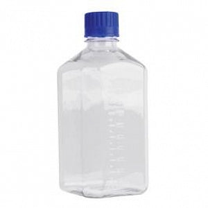 DWK Life Sciences Wheaton Square Media Bottle - BOTTLE, MEDIA, SQUARE, POLYCARBONATE, 1000ML - WPBPC1000