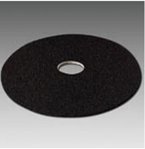 Waxie Sanitary Supply Hi Pro Floor Pads - Hi-Pro 7300 Floor Pad, 20", Black - 260220